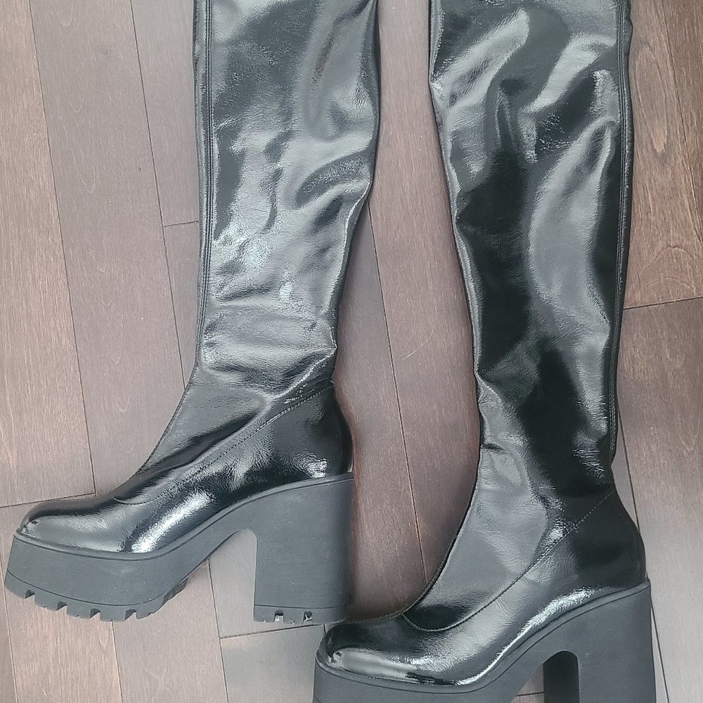 Brand new thigh high boots
